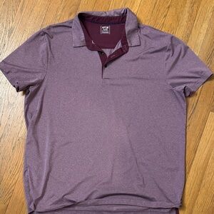 Apt. 9 Men’s Heather Plum Short-Sleeve Polo